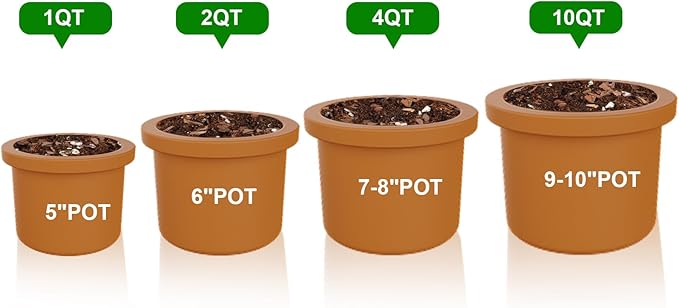 Succulent & Cactus Soil Potting Mix 10qt, Chunky Dirt with Fast Draining Fits for Bonsai, Terrarium and Houseplant