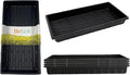 BeGrit 1020 Trays Thickened Nursery Plant Trays Seedling Tray Seed Starter Tray Microgreen Growing Tray No Drain Holes -6 Pack