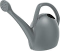 Bloem Rhino 2 Gallon (256 Fl Oz) Charcoal Gray Resin Watering Can for Indoor and Outdoor Use