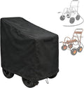Hose Reel Cart Cover for Outside,Waterproof Hosepipes Covers for Garden,Heavy Duty Hose Holder Shield Protects Against Sun,Rain,Snow,and Dust (30x26.4x24/35in,Black)