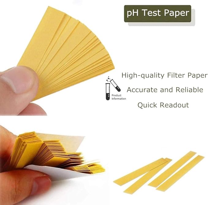 9 Pack pH.1-14 Test Paper Extensive Test Paper Litmus Test Paper 720 Strips pH Test with Storage Case for Saliva Urine Water Soil Testing Pet Food and Diet pH Monitoring