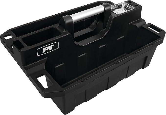 Performance Tool W88995 Portable Supply Caddy and Magnetic Utility Tool Tray,Black