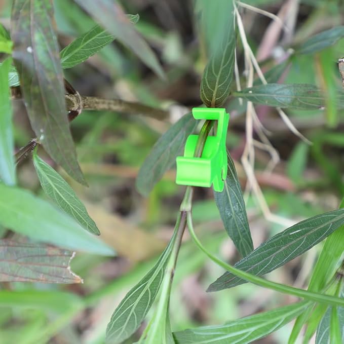 90 Pack Plant Bender Angle Adjustable Plant Training Clips Low Stress Training Clips 90 Degrees Plant Stem(Circle Style,Green)