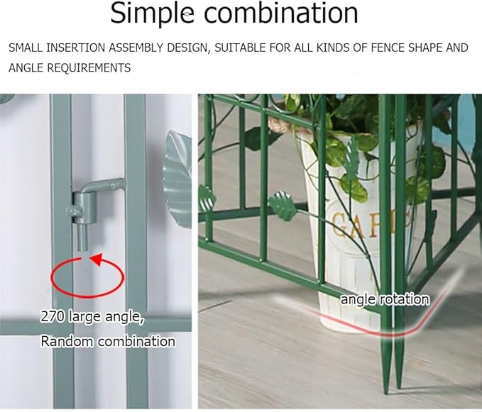 3 Pack Large Garden Trellis for Climbing Plants - 70.8 Inch Tall - Beautiful Retro Style Metal Fence Trellis - Gardening Vines Plant Support for Flower Rose Climbing(Color:White)