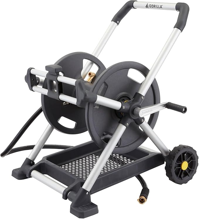 Gorilla 225’ Aluminum Zero-Rust Mobile Hose Reel
