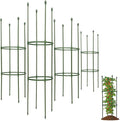 Tomato Cages for Garden,4 Pack 50in Tall Tomato Plant Support Stakes Adjustable Heavy Duty Steel Plant Tower Stakes, Updated Cucumber Trellis Garden Cages for Climbing Plants Vegetable Flowers