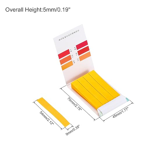 PATIKIL PH Test Strips 6.9-8.4, 2 Pack 160 Indicator Papers Litmus Tester for Water Food Soil Alkaline Acid Testing