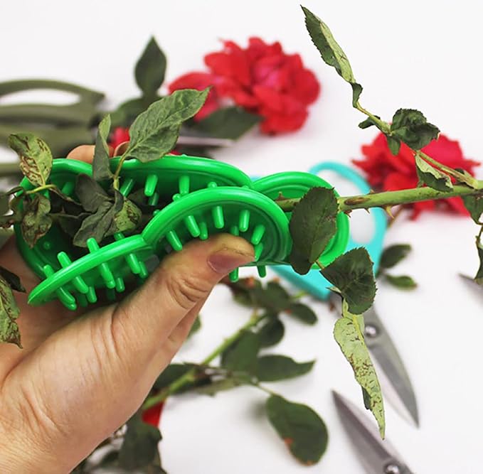 3 pcs Professional Rose Stripper Garden Hand Tool Sets Thorn Remover Tool Kit Thorn and Leaf Stripping Tool Garden Glove