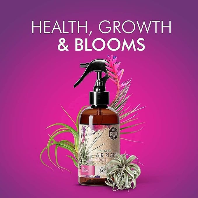 Organic Ready to Spray Air Plant Food - Fertilizer Mist for Weekly Use - Best for Live Tillandisa, Bromeliads, and Other Common Air Plants (8 oz)