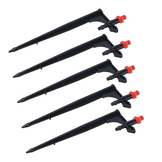 Drip Irrigation System, Irrigation System for Garden Greenhouse Micro Drip Irrigation Kit Automatic Irrigation System Courtyard Spray Plant Watering System with Adjustable Nozzle Emitter(20PCS)