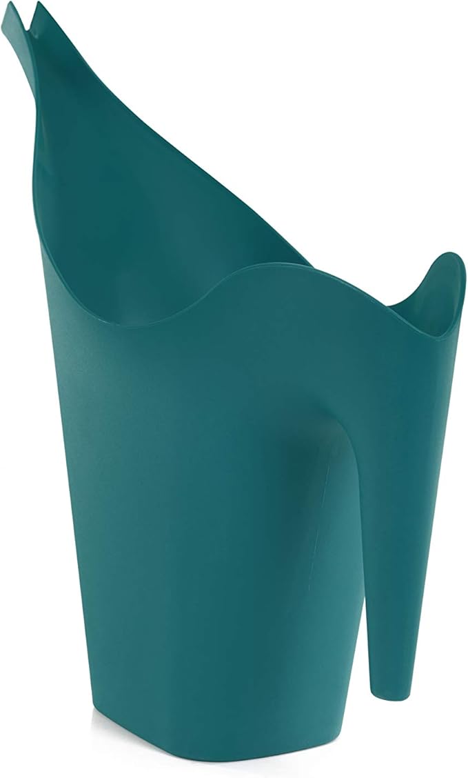 Mintra 1/2 Gallon Plant Watering Can, Long Spout Plastic Water Pitcher for Indoor & Outdoor Use, Durable & Lightweight Water Can for Watering Flowers & Potted Plants, 1 Pack, 2L/68 oz – Forest Green