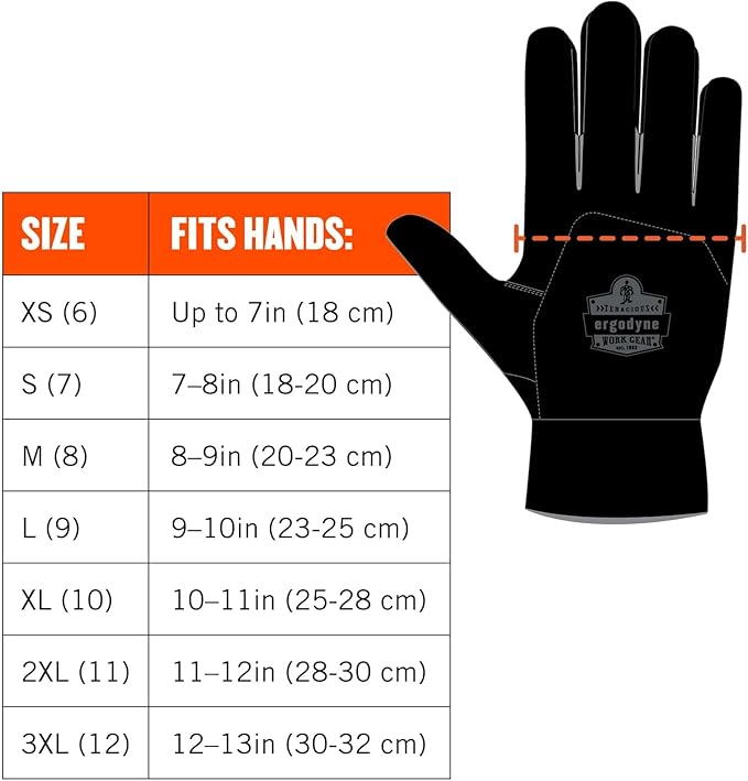 ProFlex 710 Heavy Duty Work Gloves, High Visibility, Reinforced Fingertips and Palm