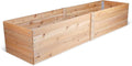 Infinite Cedar Select Cedar Raised Garden Bed (2' x 8' x 17.5" H)