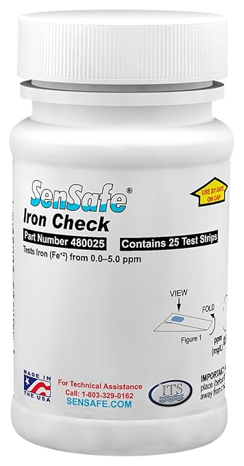 Industrial Test Systems 480025 SenSafe Iron Check, Fe+2