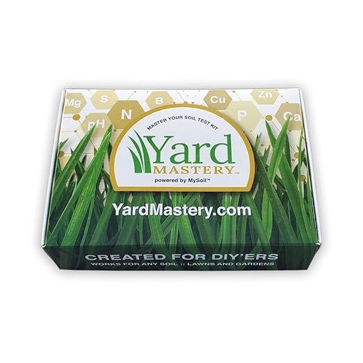 Yard Mastery Soil Testing Kit, Professional Grade, DIY Lawn and Garden, 13 Nutrient Levels, Prepaid Return Postage