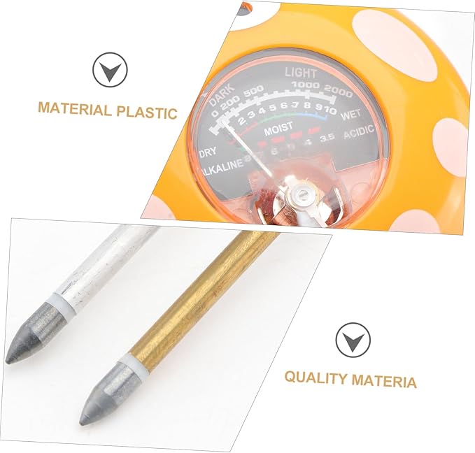 Housoutil Soil Ph Tester Moisture One Soil Testing Tool for Garden High Accuracy No Battery Needed for Fruit Flower Vegetable