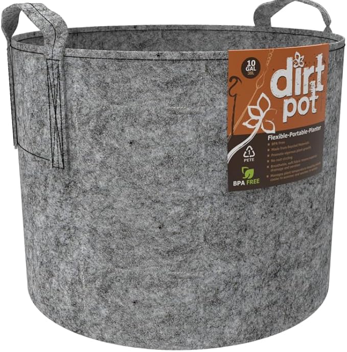 Dirt Pot HGDB10 Dirt Bag Reusable Planting Pot, 10 Gallon
