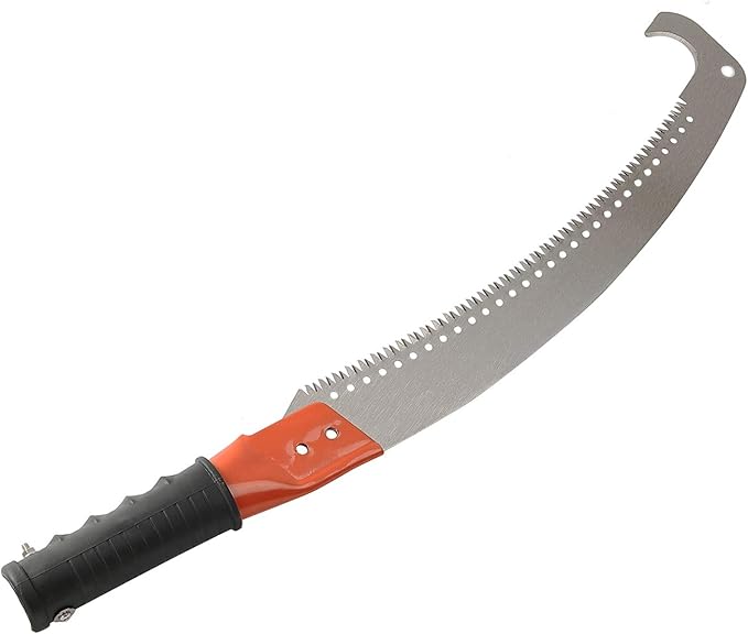 HOSKO 10FT Pole Saw for Tree Trimming, Long Extension Pruning Saw, Blade Tree Trimmer Pole, Manual Pole Cutter for, Yard Garden and Patios Trees Branches Cutting