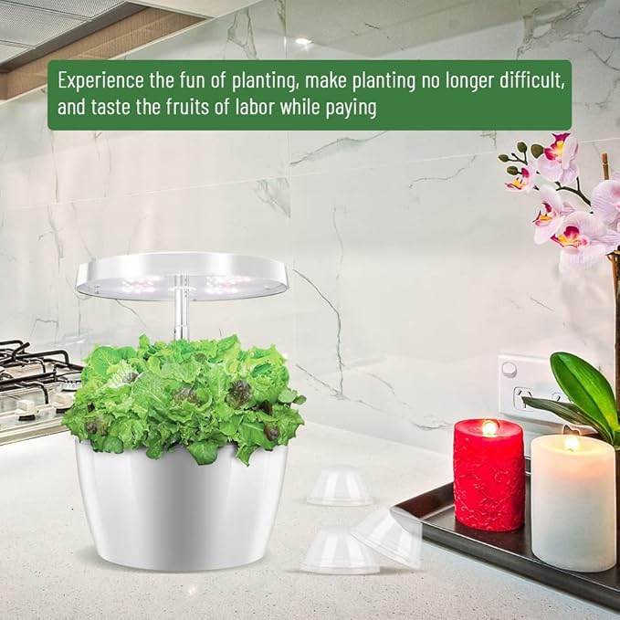 50Pcs Grow Domes 4cm/1.57in Inner Diameter, Transparent Replacement Pod Grow Domes Cap, Humidity Domes Cover Lid, Domes Cap for Grow Basket, Greenhouse, Hydroponic Growing (50)