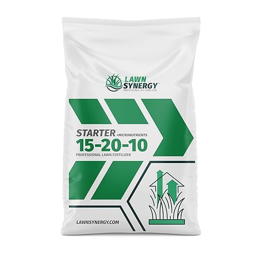 Starter Fertilizer 15-20-10 – (18 lbs.) High Phosphorus Lawn Food for New Grass Seed & Sod – Promotes Fast Root Growth, Stronger Germination & Early Green-Up – Professional Grade Lawn Fertilizer