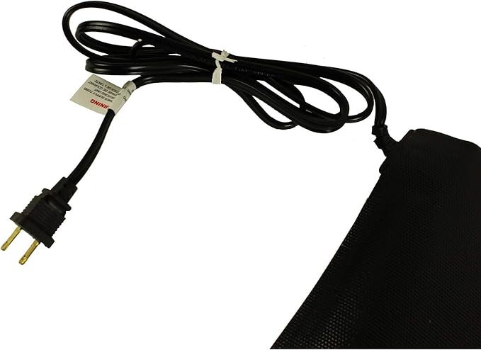 Dirt Genius Hydrofarm, 19006, Measures 8.88" x 19.5" UL Listed Propagation Mat 17 Watt, 8.875" x 19.5", Black