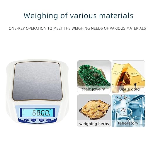 Soil PH Tester, 1000g/0.01g Electric Scales High Accuracy Portabl Digital LCD Balance Scale for Foods Gold Jewelry Tea Weighing Tools, Garden, Plant Cultivation
