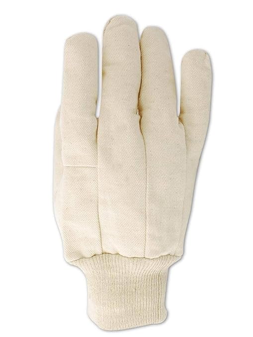 MAGID MultiMaster Lightweight Cotton Canvas Gloves, 12 Pairs, Size Men's Jumbo (Fits XL) (T83J)
