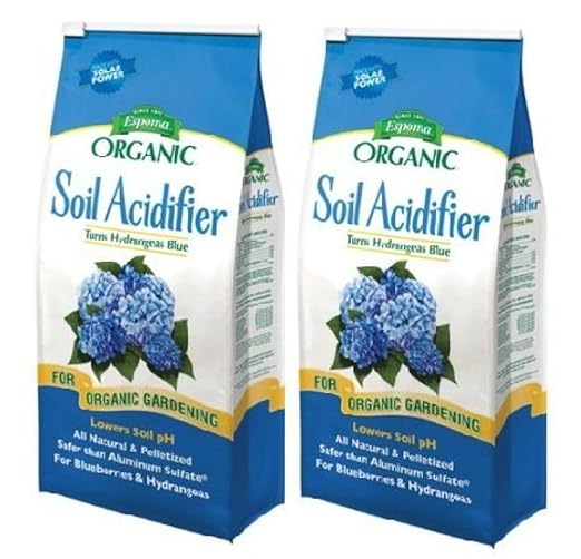 Espoma Organic Soil Acidifier Soil Amendment; Lowers Soil pH and Turns Hydrangeas Blue! Contains Elemental Sulfur and can be Used for Organic Gardening 6 lb. Bag - Pack of 2