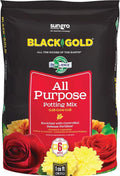 Sun Gro 13101021 Black Gold All Purpose Potting Mix with Fertilizer, 1 Cubic Feet