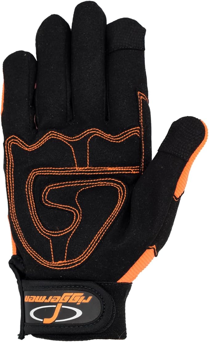 Men’s Heavy Duty Work Gloves Utility Mechanic Working Touchscreen Anti-Slip Palm & Knuckle Protection Safety Gloves