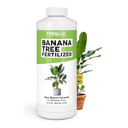 Banana Tree Fertilizer – Liquid Fertilizer for All Banana Tree Varieties, Supports Growth & Fruiting, 32 oz