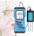 Soil Moisture NPK PH EC Meter Tester, Soil PH Meter for Garden, Digital PH Meter for Soil, No Reagents Required, Clear Under Low Light Conditions, Soil Fertility Test