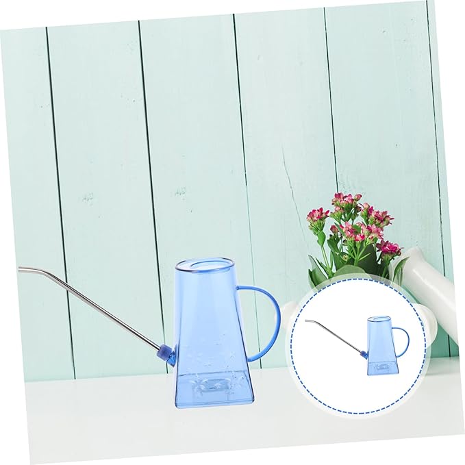 BESPORTBLE Garden Watering Pot Watering Can 2 Gallon Watering Kettle Kid Watering Can Indoor Clear Plastic Gardening Supplies Long Mouth Stainless Steel