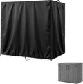 Kasla Storage Cabinet Cover, Outdoor Chest Storage Waterproof Cover, Weatherproof Cabinets Covers for Kitchen Patio Garden Backyard - 52"Lx30"Wx43"H