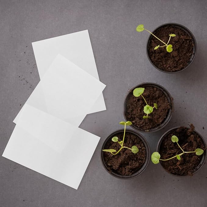 100pcs Sprouter Germinating Paper for Microgreens Planting Vegetable, Leak-Proof and Moisturizing Sprout Paper for Plant Flower Garden and Farm Use 10.23x7.08 Inch