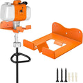 Garage Organizer Trimmer Rack Weedeater Hanger, Garden Power Tool Hanger Weed Whackers Holder Wall Mounted, Heavy Duty Metal Trimmer Hanger for Garage Tool Organizers Storage (Orange-1Pcs)