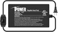 iPower 4 by 7-Inch 4 Watts Reptile Heating Mat with Temperature Controller Under Tank Warmer Terrarium Heat Pad for Reptiles and Amphibians, Black