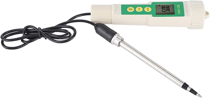Fydun EC‑3185 Portable Soil ECTDSCF Tester Salinity Meter for Agricultural Horticultural Planting EC‑3185 Portable Soil ECTDSCF for Family