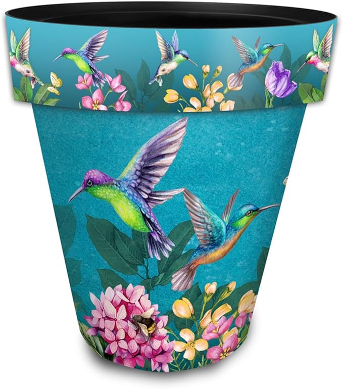 Briarwood Lane Springtime Hummingbirds Large Planter