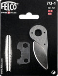 Felco Hand Pruner Replacement Kit (7/3-1) - Spare Blade, Spring, & Adjustment Key for Garden Shears & Clippers