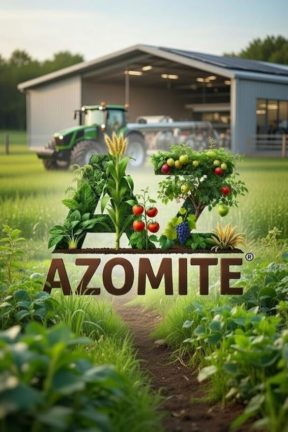 AZOMITE® 10lb Bag Natural Trace Mineral Fertilizer & Soil Amendment – OMRI Listed® for Organic Use – Mined in Utah