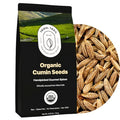 Tribal Trail Cumin Seeds Organic (Whole) | 4.02 oz | USDA Organic & Non-GMO | Recyclable Kraft Bags | Best for Cooking, Seasoning & Spice Blends | Ethically Sourced Spices from India
