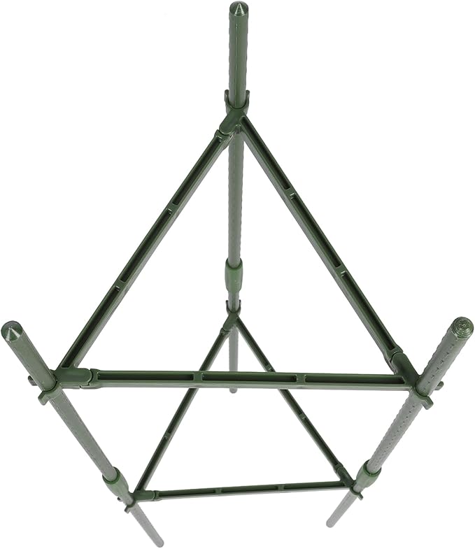 Tomato Cage Heavy Duty Sturdy Support Cages for Garden and Pots Indoor and Outdoor 3Pcs Tomato Cage for Home Gardens, Farms PP, PE, Steel (80cm)