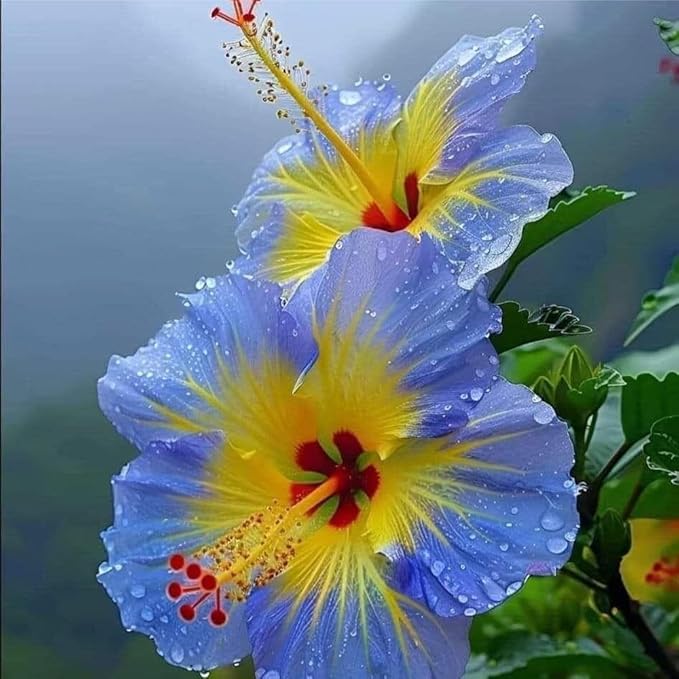 115+ Mixed Perennial Hibiscus Flower Seeds for Planting - Fresh Hardy Hibiscus Exotic Plant Bonsai Seeds Non-GMO Heirloom for Multi-Colored Flower Home Garden Outdoor