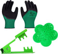 3 pcs Professional Rose Stripper Garden Hand Tool Sets Thorn Remover Tool Kit Thorn and Leaf Stripping Tool Garden Glove