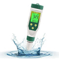 PH Meter & TDS Meter 5 in 1 Water Tester pH/TDS/EC/Salt/Temp Meter,PH Meter for Water with LCD Backlit,pH Tester Digital for Drinking Water.