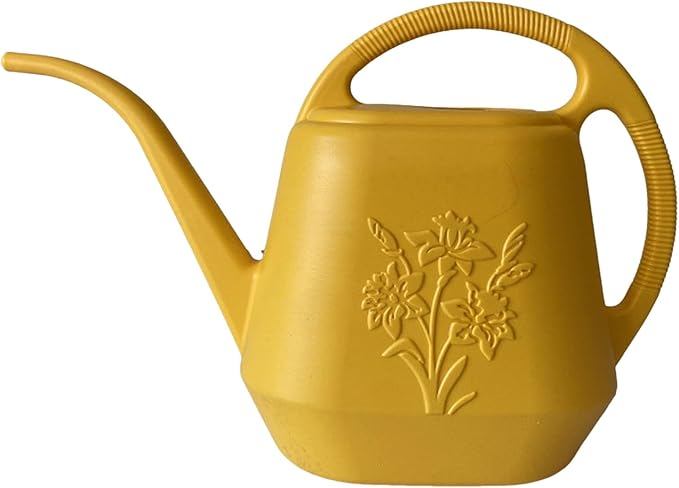Watering Can Indoor Plants, 1 Gallon Large Capacity Thickened Plastic Long Spout Watering Can with Ergonomic Handle,Durable Small Watering Can for Indoor Plants Bonsai House Flower Garden Office