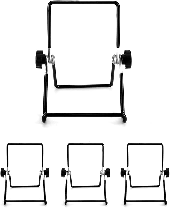 QWORK 4 Pack Stainless Steel Sprouting Stands for Wide and Regular Mouth Mason Jars - Perfect for Sprouting and Canning