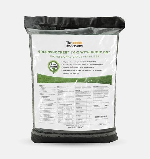 The Andersons Green Shocker 7-1-2 Fertilizer with Humic DG 16 lb Bag