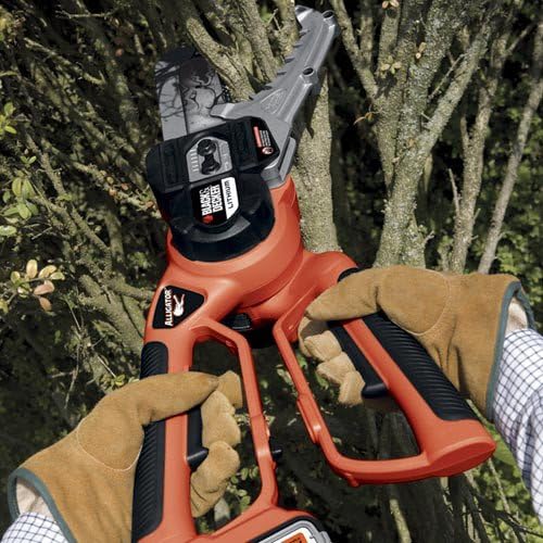 BLACK+DECKER 20V MAX* Alligator Lopper Cordless Chainsaw, Tool Only (LLP120B)
